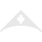 Ekena Millwork Pitch Turner Architectural Grade PVC Gable Pediment, 48"W x 24"H x 1"P (12/12) GPP048X024X100TUR - alternate 2